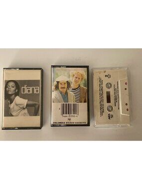 Oldies, Folk Soul Classics Cassette Tape Lot 3 Elton John Billy Joel Diana Ross